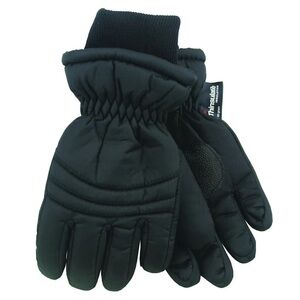 NWOT Thinsulate Insulation Black Ski Gloves OS Unisex